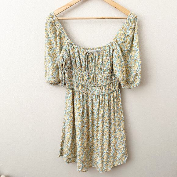 FAITHFULL THE BRAND x REVOLVE | Sylvie Dress Sabinosa Floral Yellow | Size 6 - Picture 2 of 9